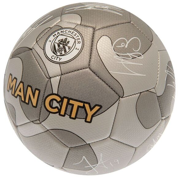 Manchester City FC Signature Soccer Ball / Silver - Picture 3 of 3